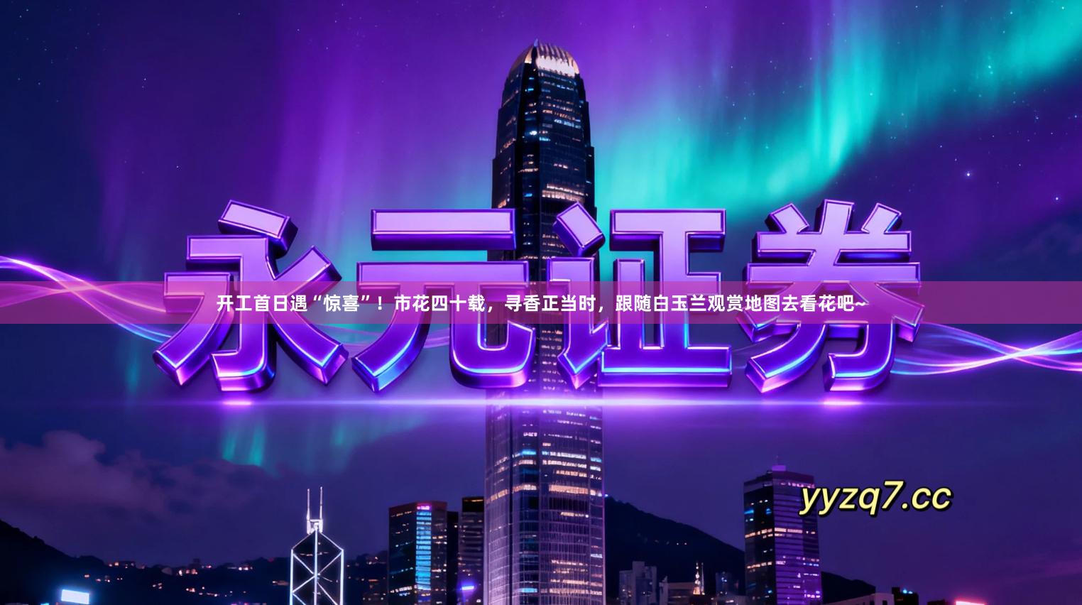 开工首日遇“惊喜”!市花四十载,寻香正当时,跟随白玉兰观赏地图去看花吧~